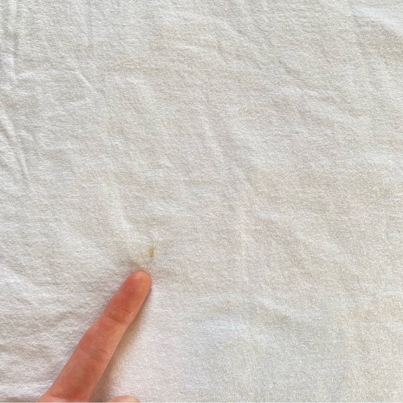 Y2k vintage ironic white tuxedo tee shirt - size XL - Picture 8 of 8